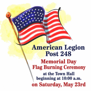 American Legion Flag Burning Ceremony